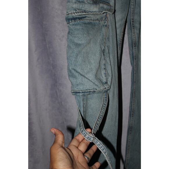 Zara Women's Skinny Jeans - Light Blue - Picture 2 of 9